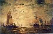 unknow artist Seascape, boats, ships and warships. 76 oil painting reproduction